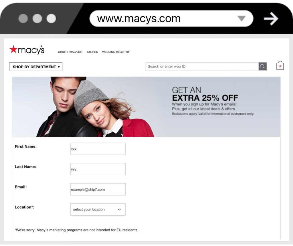 Shop from Macy's Ship Internationally Shop Online From USA & UK, Ship