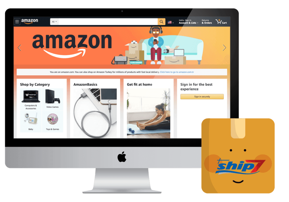 Shop from Amazon Ship with Ship7