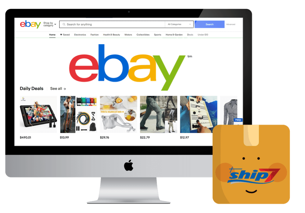 Shop from Ebay ship with Ship7