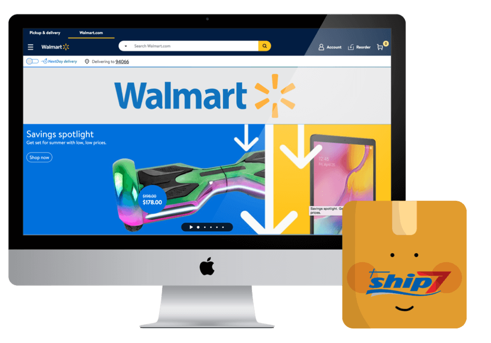 Shop from Walmart Ship with Ship7