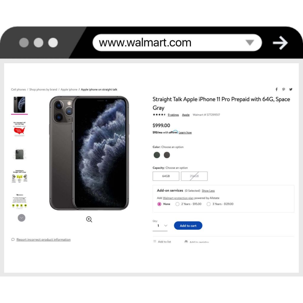 Shop from Walmart with ship7