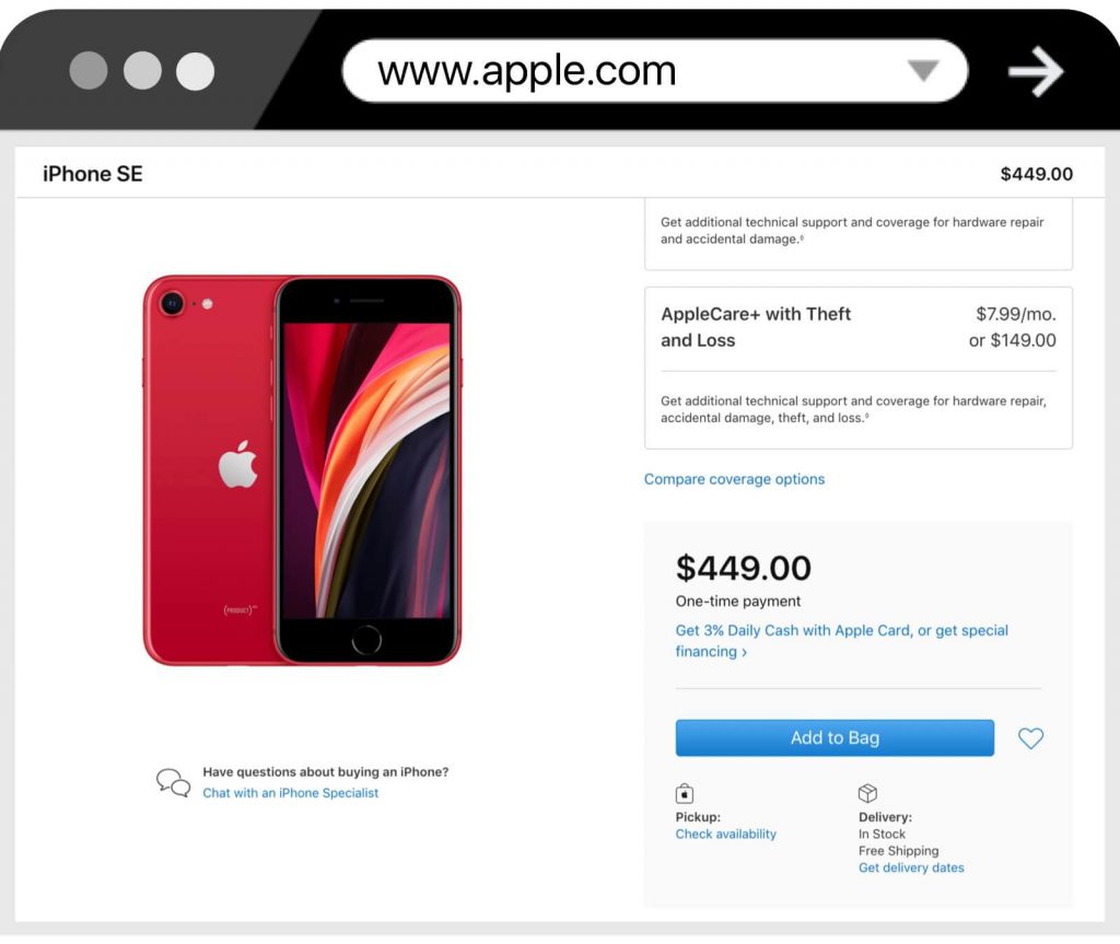 Shop from Apple